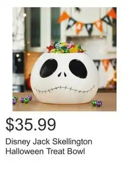 Costco Disney Jack Skellington Halloween Treat Bowl offer
