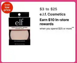 Walgreens e. l. f. Cosmetics offer