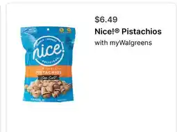 Walgreens Nice! Pistachios offer