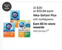 Walgreens Alka-Seltzer Plus offer