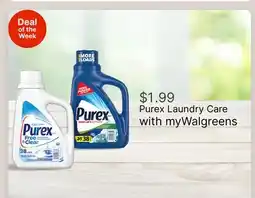 Walgreens Purex Laundry Care offer
