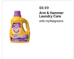 Walgreens Arm & Hammer Laundry Care offer