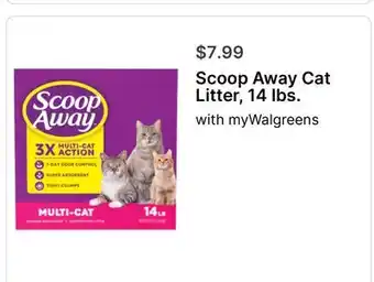Walgreens Scoop Away Cat Litter offer