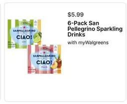 Walgreens 6-Pack San Pellegrino Sparkling Drinks offer