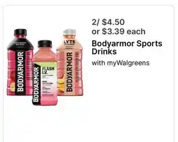 Walgreens Bodyarmor Sports Drinks offer