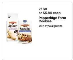 Walgreens Pepperidge Farm Cookies offer