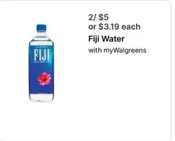 Walgreens Fiji Water offer
