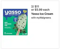 Walgreens Yasso Ice Cream offer
