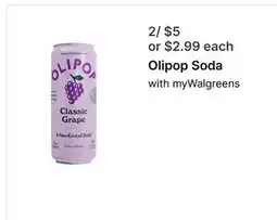 Walgreens Olipop Soda offer