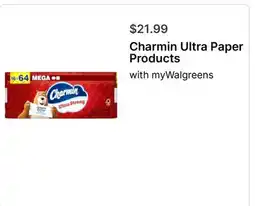 Walgreens Charmin Ultra Paper Products offer
