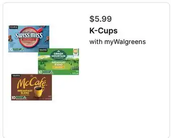 Walgreens K-Cups offer