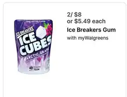 Walgreens Ice Breakers Gum offer