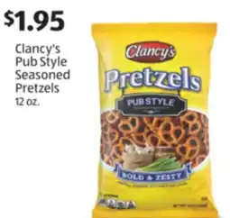 Aldi Clancy's Pub Style Seasoned Pretzels offer