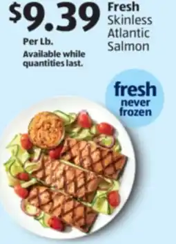 Aldi Fresh Skinless Atlantic Salmon offer