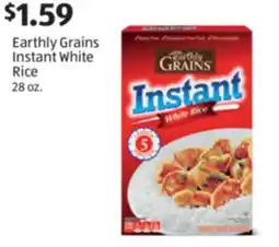 Aldi Earthly Grains Instant White Rice offer