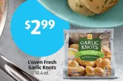 Aldi L'oven Fresh Garlic Knots offer