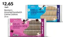 Aldi Benton's Assorted Sandwich Creme Cookies offer