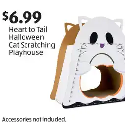 Aldi Heart to Tail Halloween Cat Scratching Playhouse offer