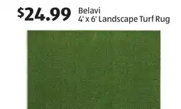 Aldi Belavi 4' x 6' Landscape Turf Rug offer