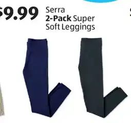 Aldi Serra 2-Pack Super Soft Leggings offer
