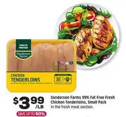 Grocery Outlet Sanderson Farms 99% Fat Free Fresh Chicken Tenderloins, Small Pack offer