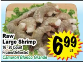 Superior Grocers Raw Large Shrimp offer