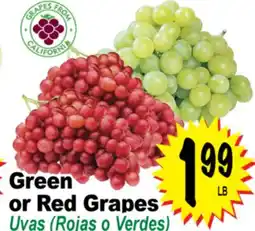 Superior Grocers Green or Red Grapes offer