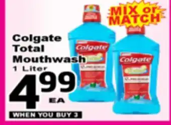 Superior Grocers Colgate Total Mouthwash offer