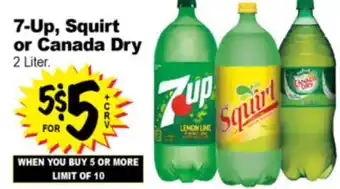 Superior Grocers 7-Up, Squirt or Canada Dry offer