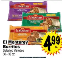 Superior Grocers El Monterey Burritos offer