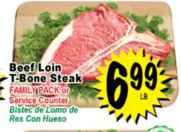 Superior Grocers Beef Loin T-Bone Steak offer