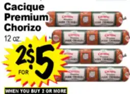 Superior Grocers Cacique Premium Chorizo offer