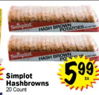 Superior Grocers Simplot Hashbrowns offer