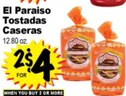 Superior Grocers El Paraiso Tostadas offer