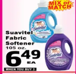 Superior Grocers Suavitel Fabric Softener offer