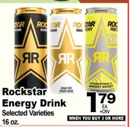 Superior Grocers Rockstar Energy Drink offer