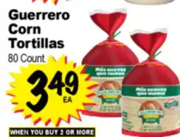 Superior Grocers Guerrero Corn Tortillas offer