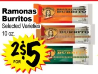 Superior Grocers Ramonas Burritos offer