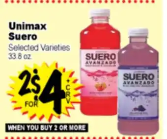 Superior Grocers Unimax Suero offer