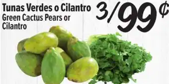 El Super Fresh Green Cactus Pears or Cilantro offer