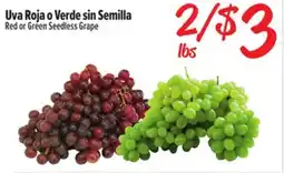 El Super Fresh Uva Roja o Verde sin Semilla offer