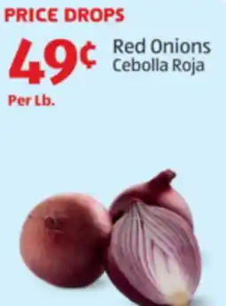 Aldi Red Onions offer