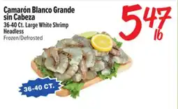El Super Fresh Large White Shrimp Headless offer