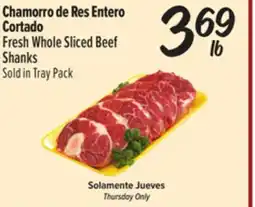 El Super Fresh Fresh Whole Sliced Beef Shanks offer