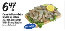 El Super Fresh Extra Large White Shrimp Headless offer