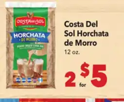 Vallarta Supermarkets Costa Del Sol Horchata de Morro offer