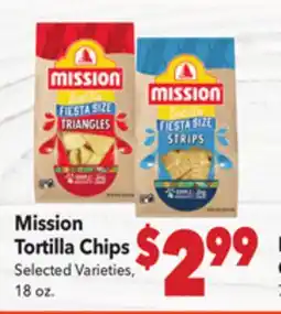 Vallarta Supermarkets Mission Tortilla Chips offer
