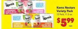 Vallarta Supermarkets Kerns Nectars Variety Pack offer
