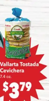 Vallarta Supermarkets Vallarta Tostada Cevichera offer