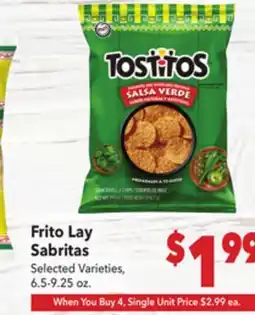 Vallarta Supermarkets Frito Lay Sabritas offer